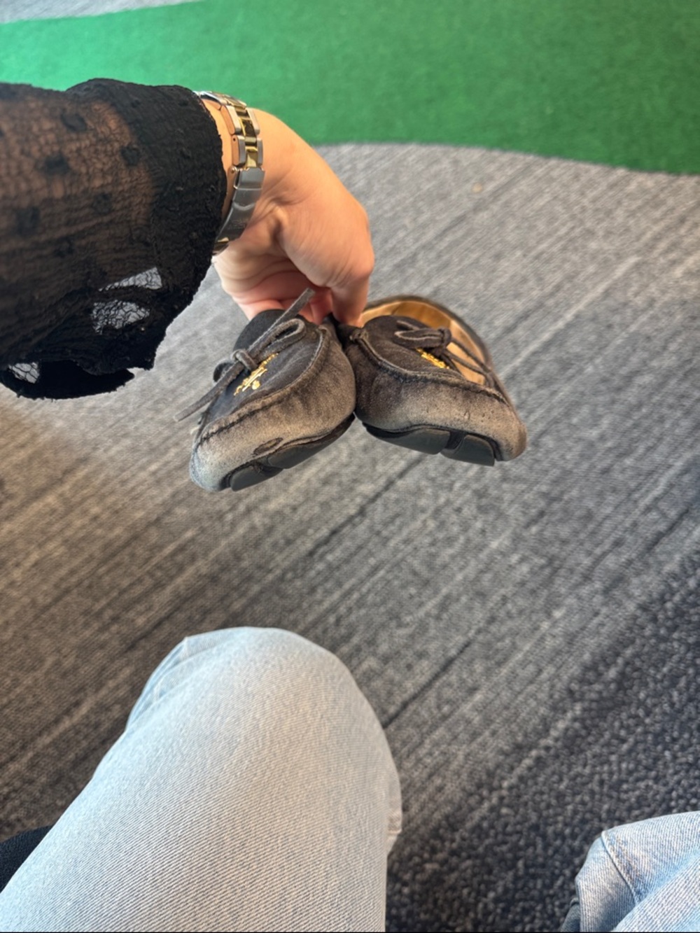 Prada Woman's Black Loafers EU 38.5 (8.5-9 US) - Picture 4 of 5